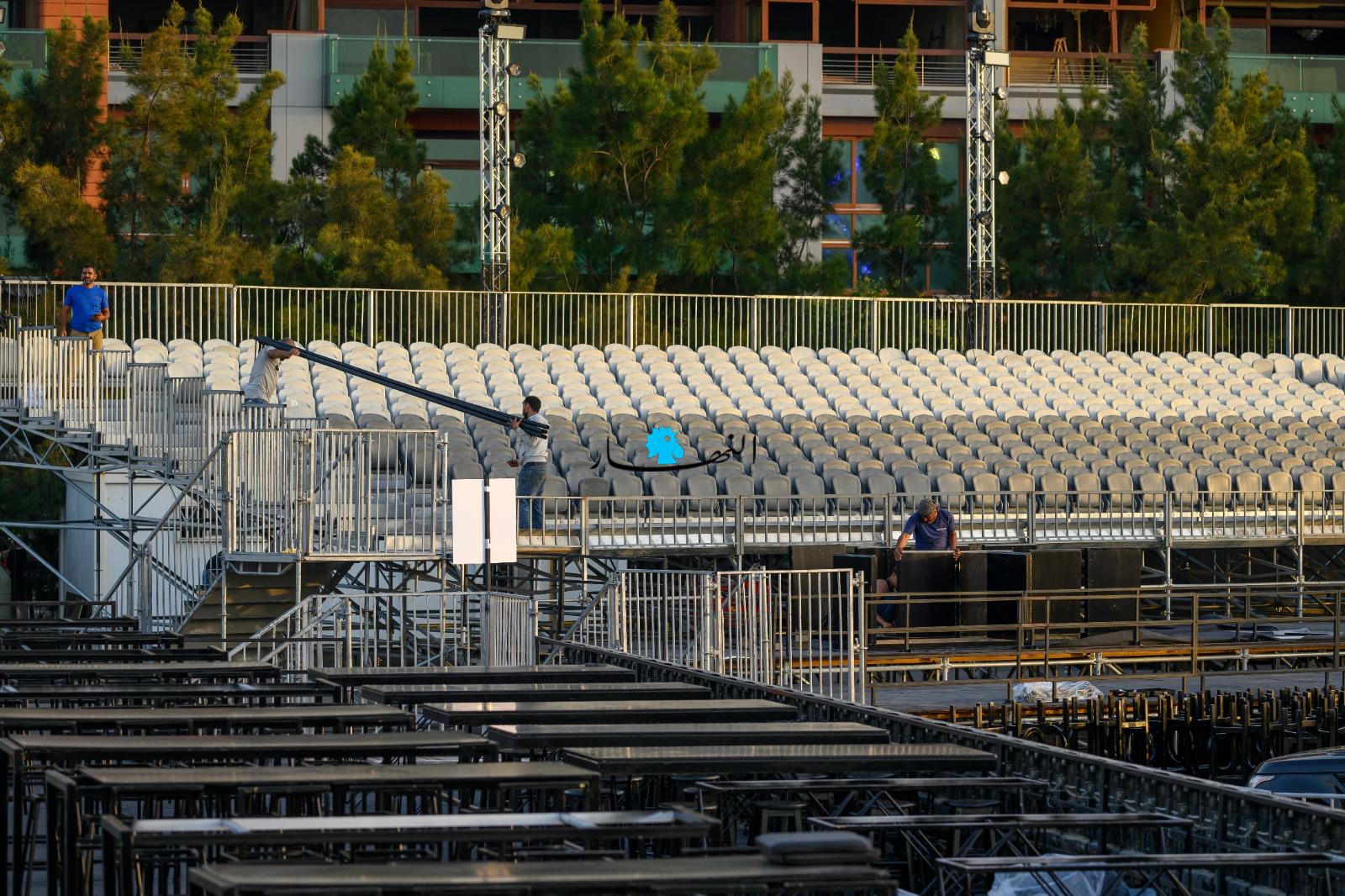 خطة تنظيمية وأمنية استعدادا لحفل عمرو دياب... دي جي رودج لـ النهار : الخطأ ممنوع (صور)